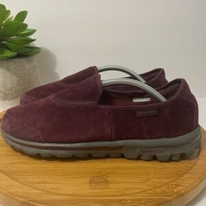 Skechers Women's Burgundy Slip-On Athletic Shoes